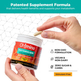 Oh!mino Fat Burner Supplement back view with ingredient list