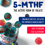 OH MY CHEWY Folic Acid Gummies with ingredients list on packaging