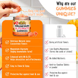 OH MY CHEWY Magnesium Glycinate Gummies back view with ingredient list
