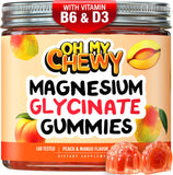OH MY CHEWY Magnesium Gummies front view packaging