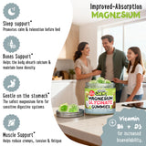OH MY CHEWY Magnesium Gummies side view with nutritional information