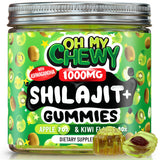 OH MY CHEWY Shilajit Gummies front view with packaging