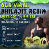 OH MY CHEWY Shilajit Gummies with peach and mango flavour