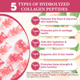OHaboth Multi-Collagen Gummies ingredients list on packaging