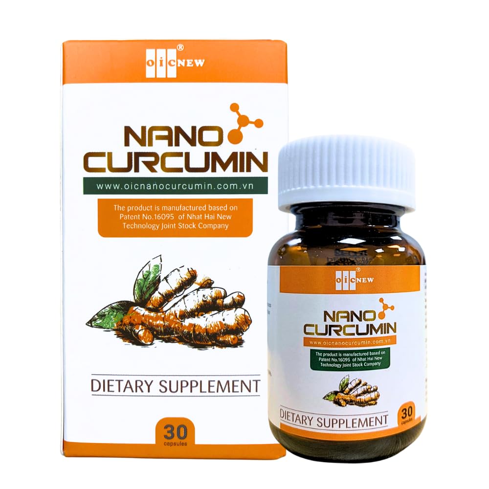 OIC NEW Nano Curcumin Capsules 30 count front view