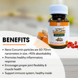OIC NEW Nano Curcumin Capsules packaging with dosage instructions