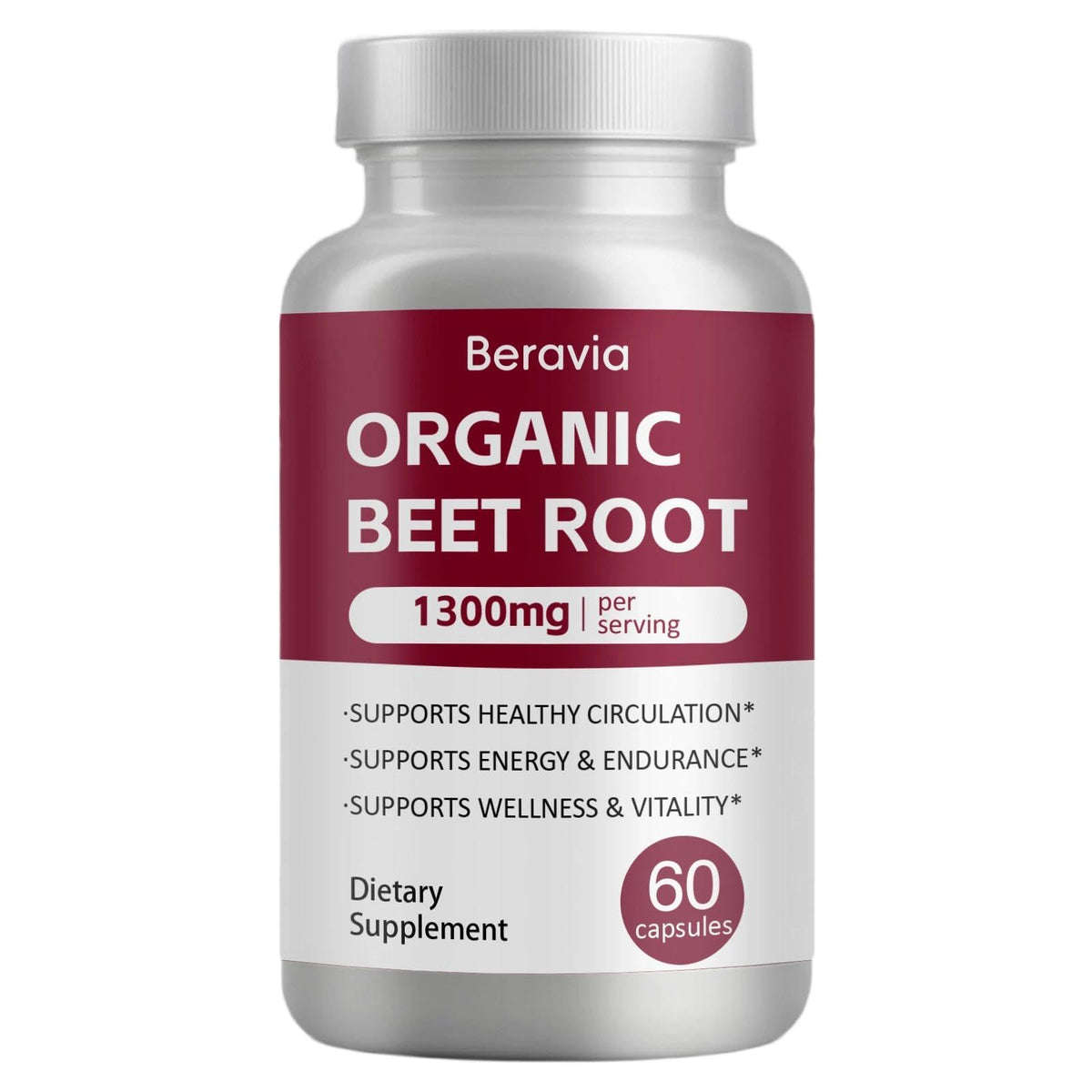 OIMTUE Beet Root Powder Capsules 1300mg front view