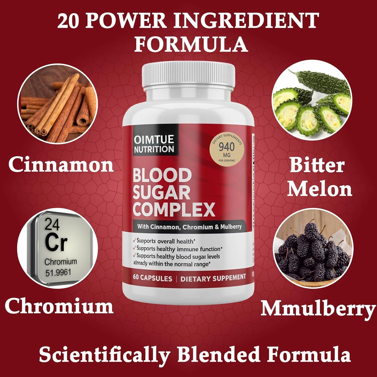 OIMTUE Cinnamon capsules close-up