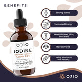 Ojio Lugol's Iodine Liquid Drops dropper close-up