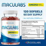 OjosLabs Lutein Eye Supplement in a lifestyle setting with desk and computer