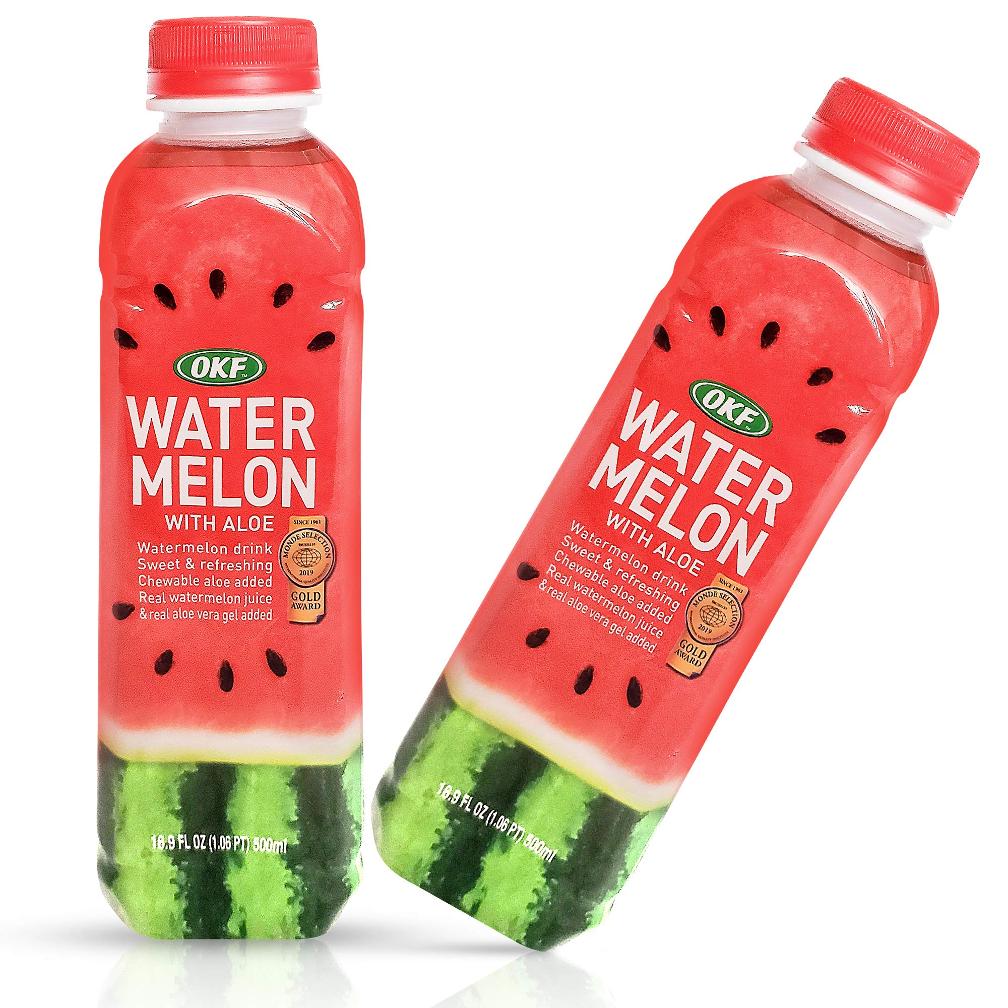 OKF Watermelon Aloe Vera Juice 500ml front view