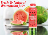 OKF Watermelon Aloe Vera Juice with fresh watermelon slices