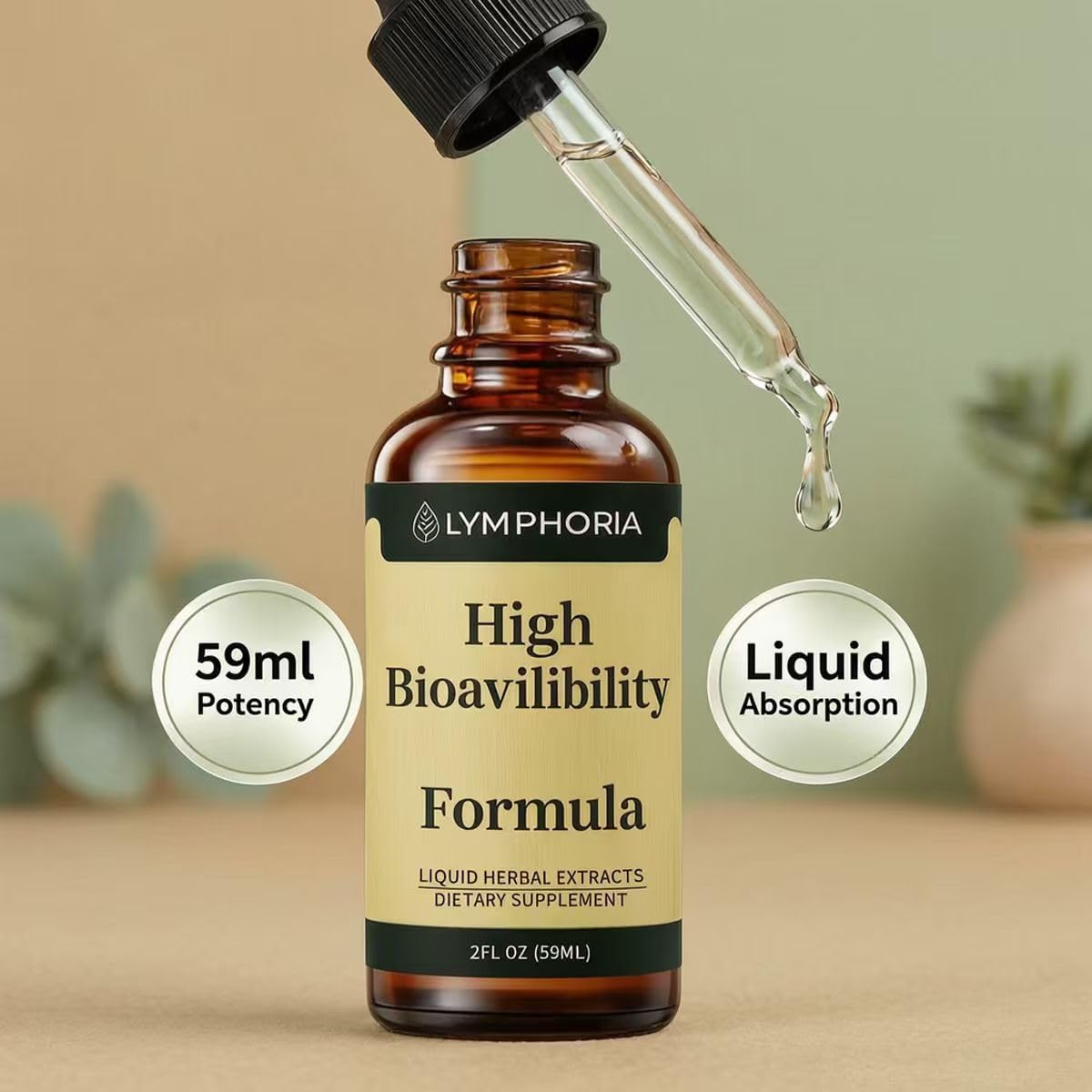 Olavita Serum Lymphoria Lymphatic Drainage Drops dosage guide