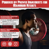 Old School Labs Creatine Monohydrate Powder 306g scoop