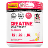 Old School Labs Creatine Powder for Women 240g Pink Lemonade front view