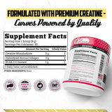 Old School Labs Creatine Powder for Women 240g Pink Lemonade mixed in a glass