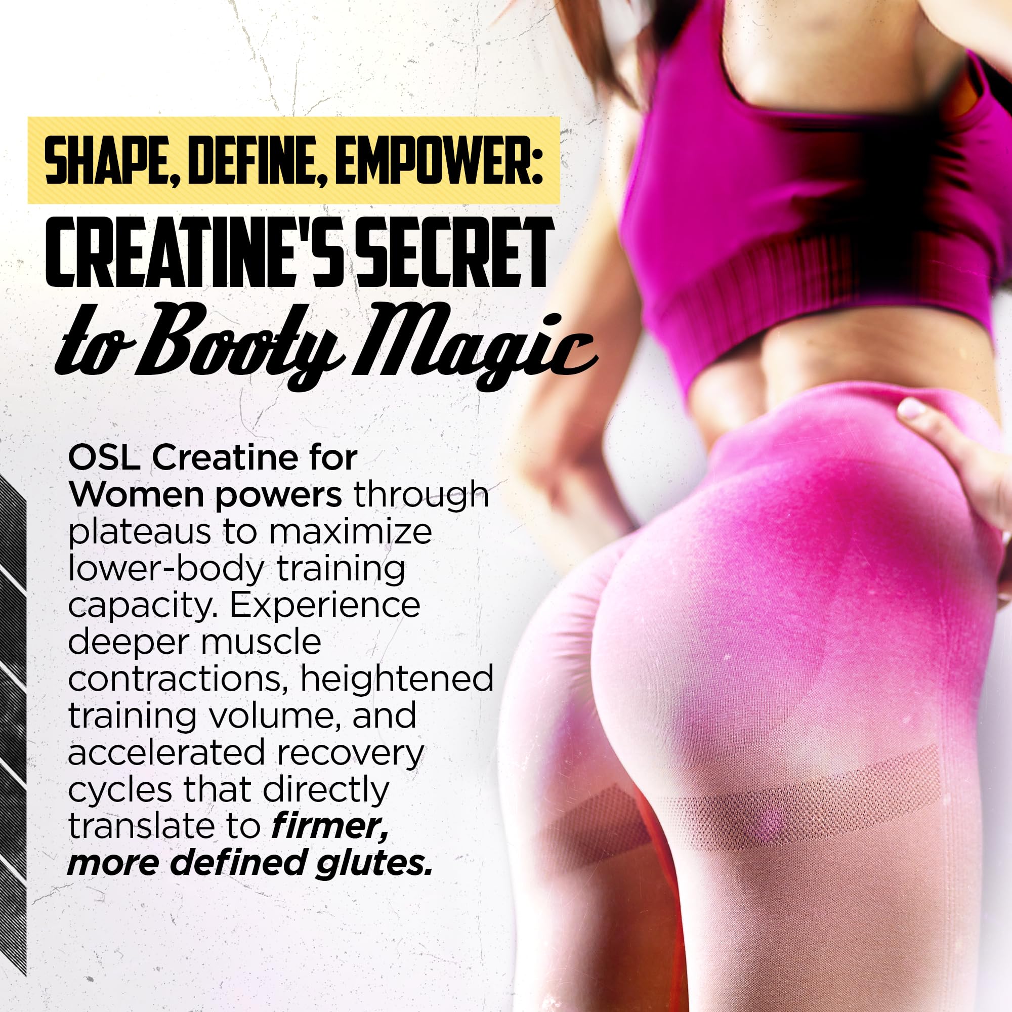 Old School Labs Creatine Powder for Women 240g Pink Lemonade nutritional information