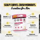 Old School Labs Creatine Powder for Women 240g Pink Lemonade scoop