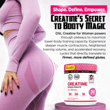 Old School Labs Creatine Powder for Women in a fitness setting