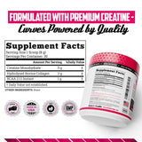Old School Labs Creatine Powder for Women ingredient list close-up