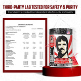 Old School Labs Vintage Build BCAA Powder mixed in water