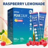 OLELON Peak Calm Magnesium Powder nutritional information on packaging