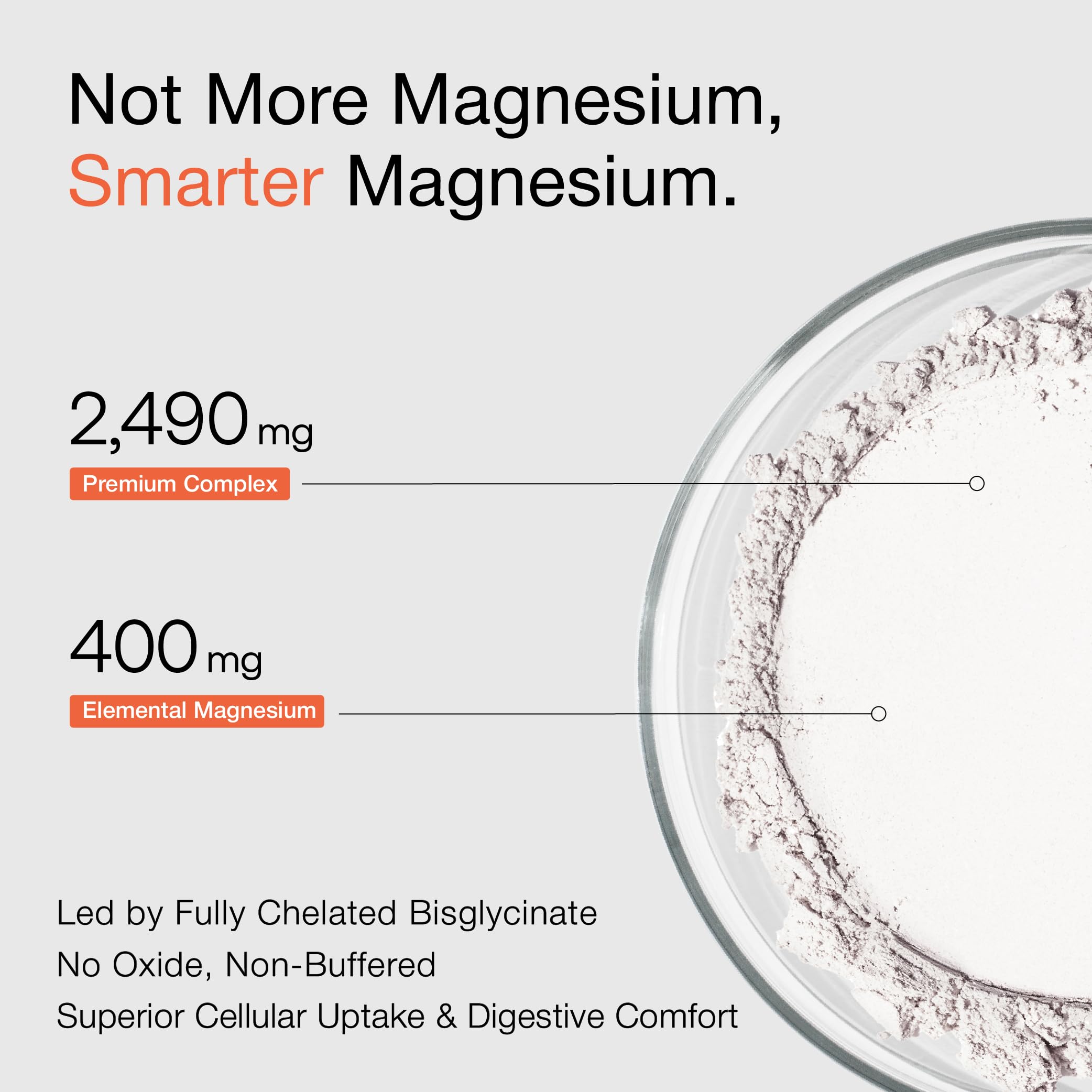 Olenphogy Magnesium Bisglycinate capsules on a table