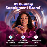 OLLIE daily wellness Sleep + Elderberry Gummies on a wooden table