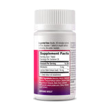 OLLIE Extra Strength Sleep Fast Dissolve Tablets with a glass of water