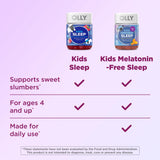 OLLIE Kids Sleep Gummies on a wooden table