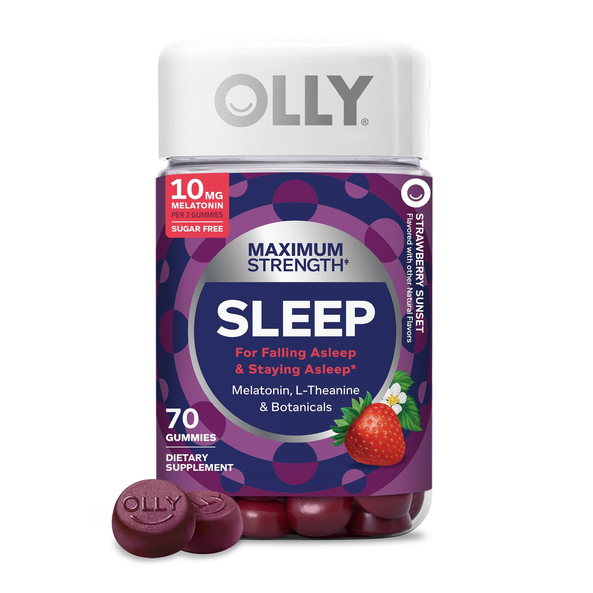 OLLIE Maximum Strength Gummies front view