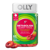 OLLY a balanced routine Gummy Rings front view with Snappy Apple flavour