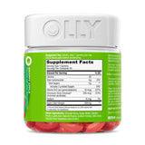 OLLy a balanced routine Gummy Rings packaging with natural ingredients