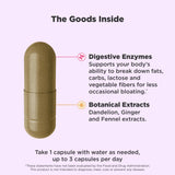 OLLY Beat the Capsules back view with ingredient list