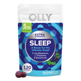 OLLY Extra Strength Sleep Gummies 60 count bottle front view