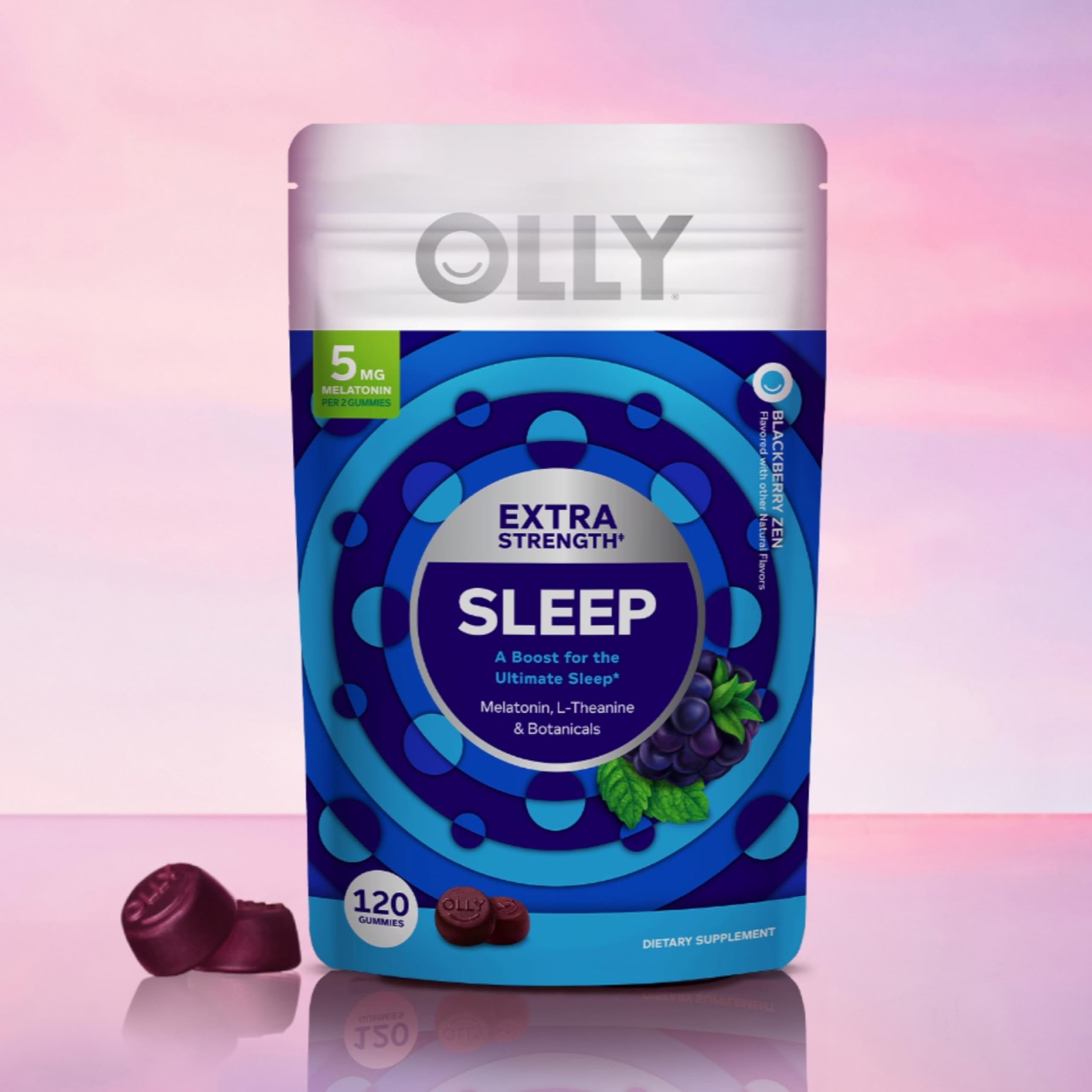 OLLY Extra Strength Sleep Gummies lifestyle scene