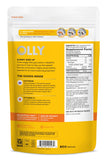OLLY Hello Happy Gummy Worms bottle with a measuring spoon