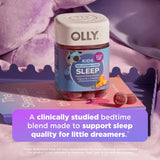 OLLY Kids Melatonin Free Sleep Gummies Cloudberry Peach flavour