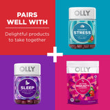 OLLY Multi + Probiotic Gummies bottle with a measuring spoon