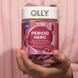 OLLY Period Hero Gummies close-up of gummies