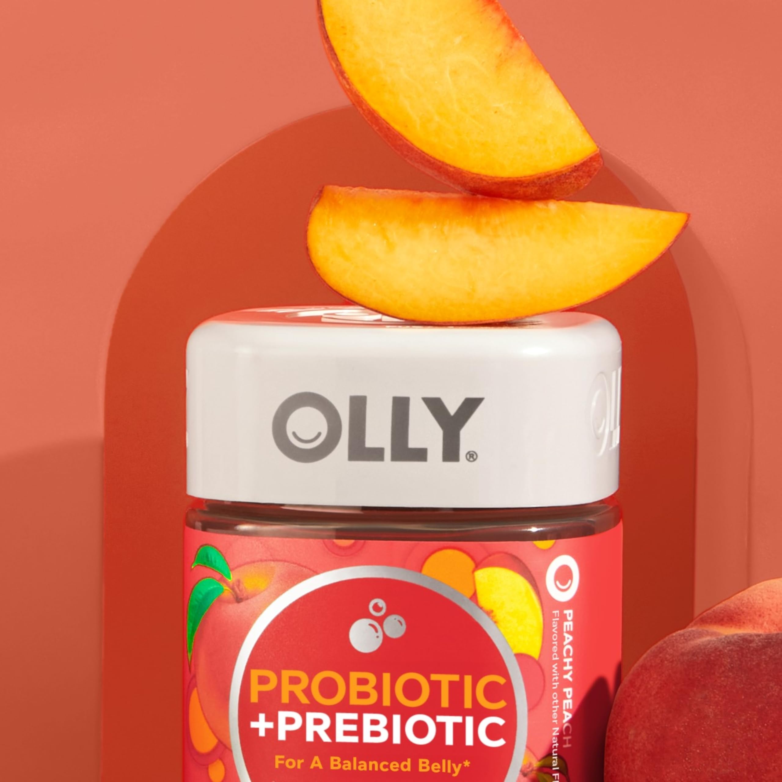 OLLy Probiotic + Prebiotic Gummies gummies on a table