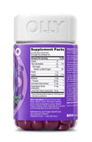 OLLY Sleep Gummies packaging with natural ingredients background