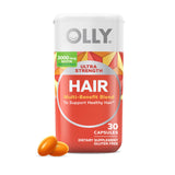 OLLY Ultra Strength Hair Softgels 30 count front view