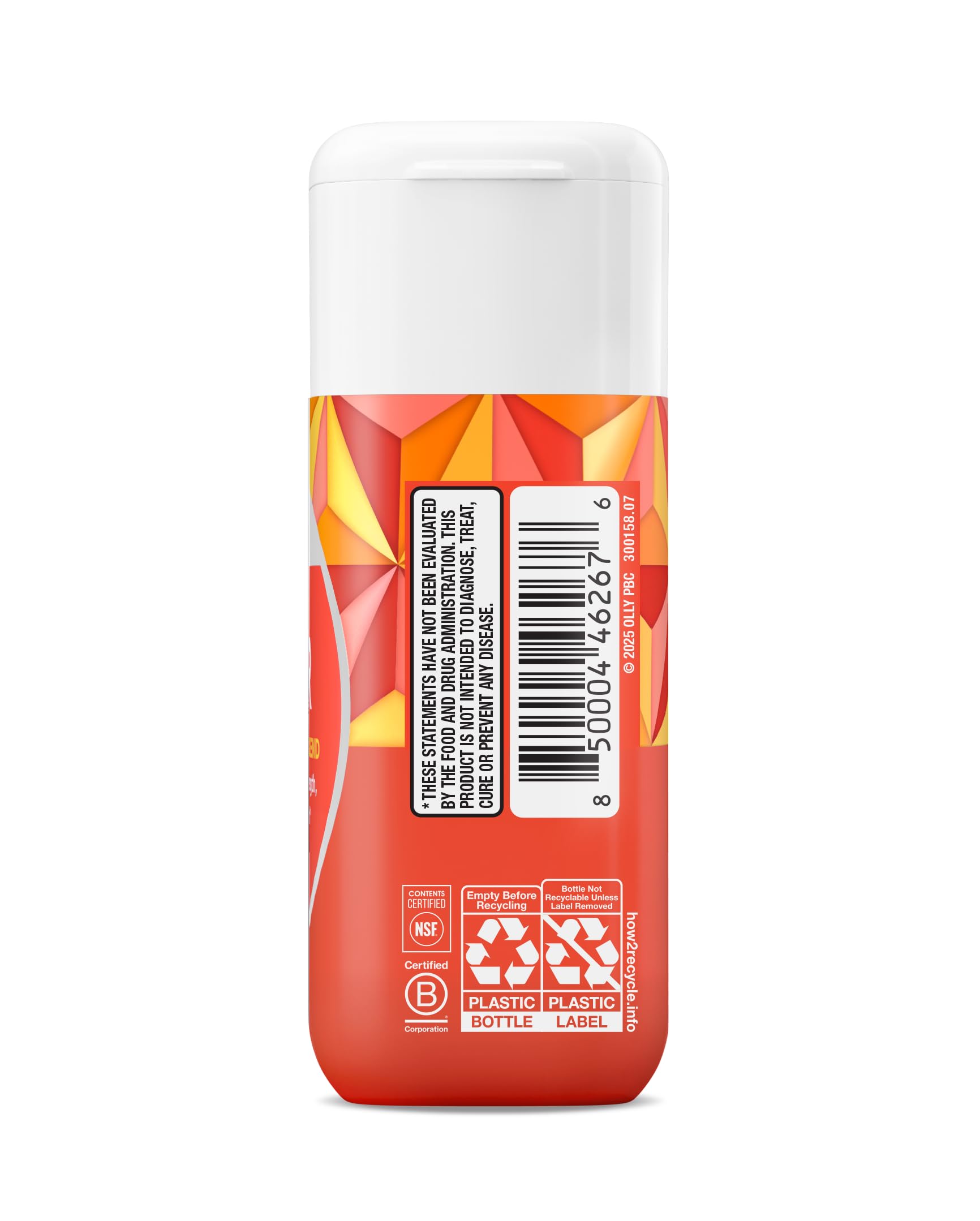 OLLY Ultra Strength Hair Softgels showing softgel texture