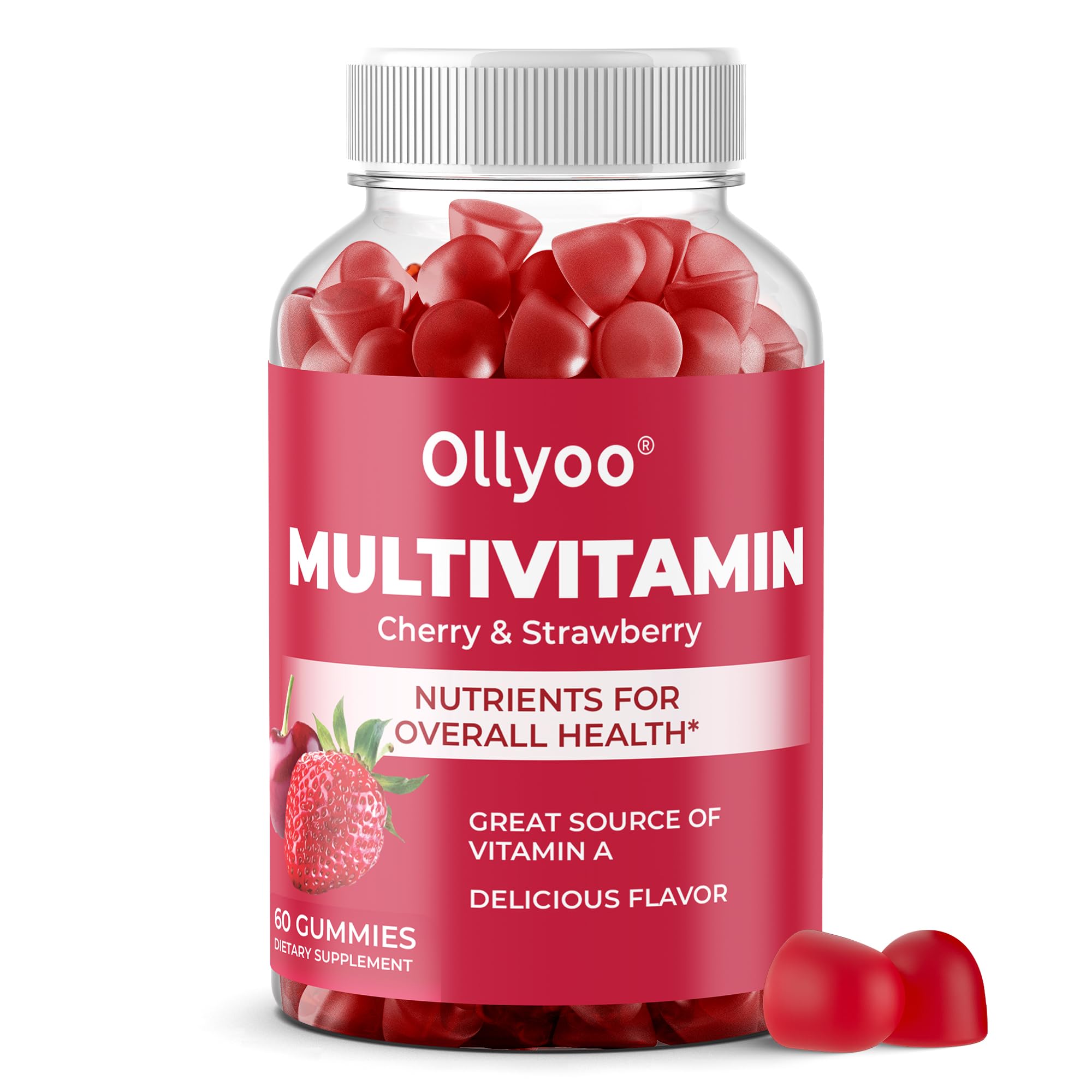 Ollyoo Multivitamins Gummies front view with packaging