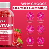 Ollyoo Multivitamins Gummies side view of container