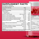 Ollyoo Multivitamins Gummies with natural strawberry and cherry flavours