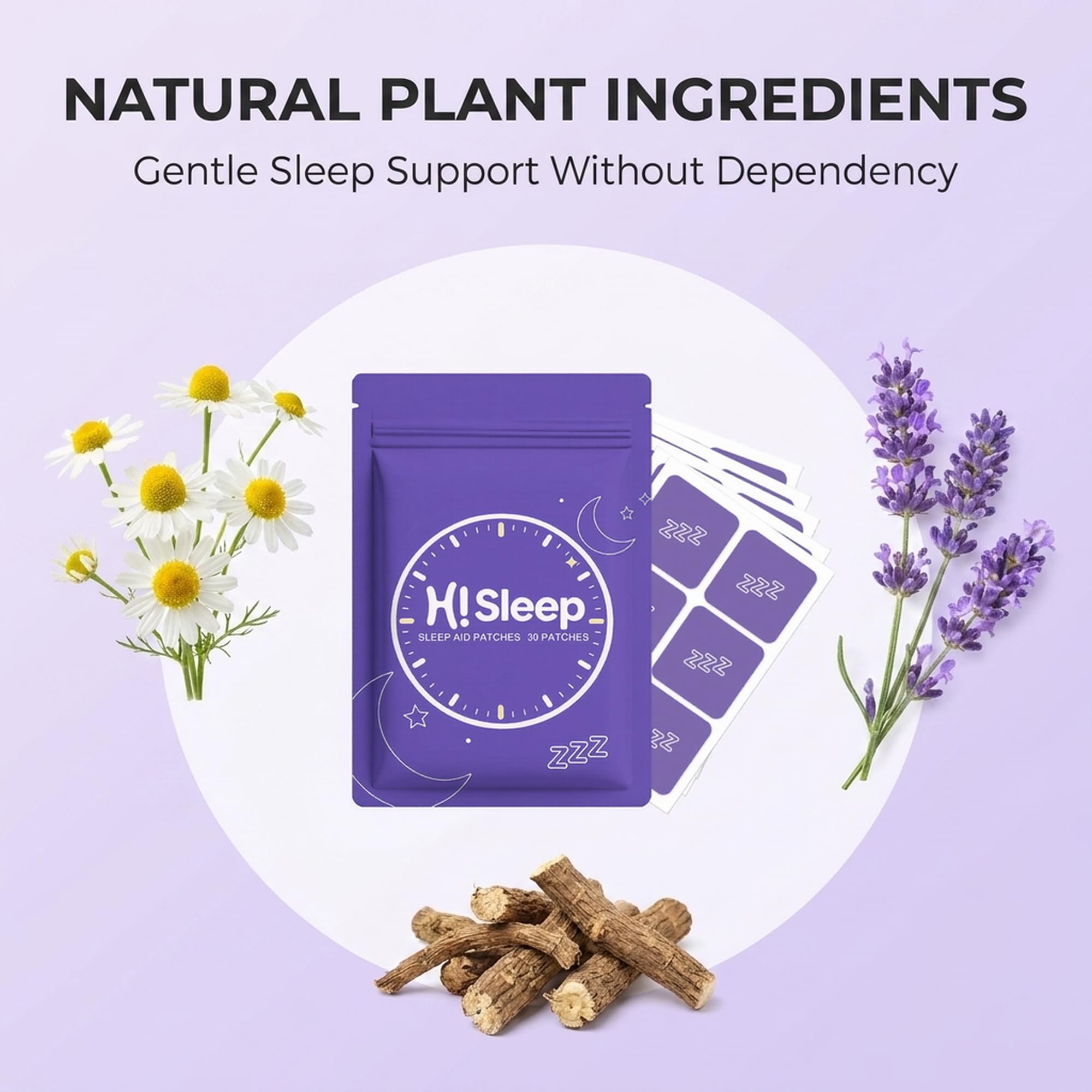 OLNUITEXL Melatonin Sleep Patches individual patch close-up