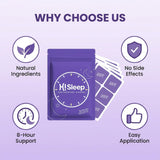 OLNUITEXL Melatonin Sleep Patches ingredients list