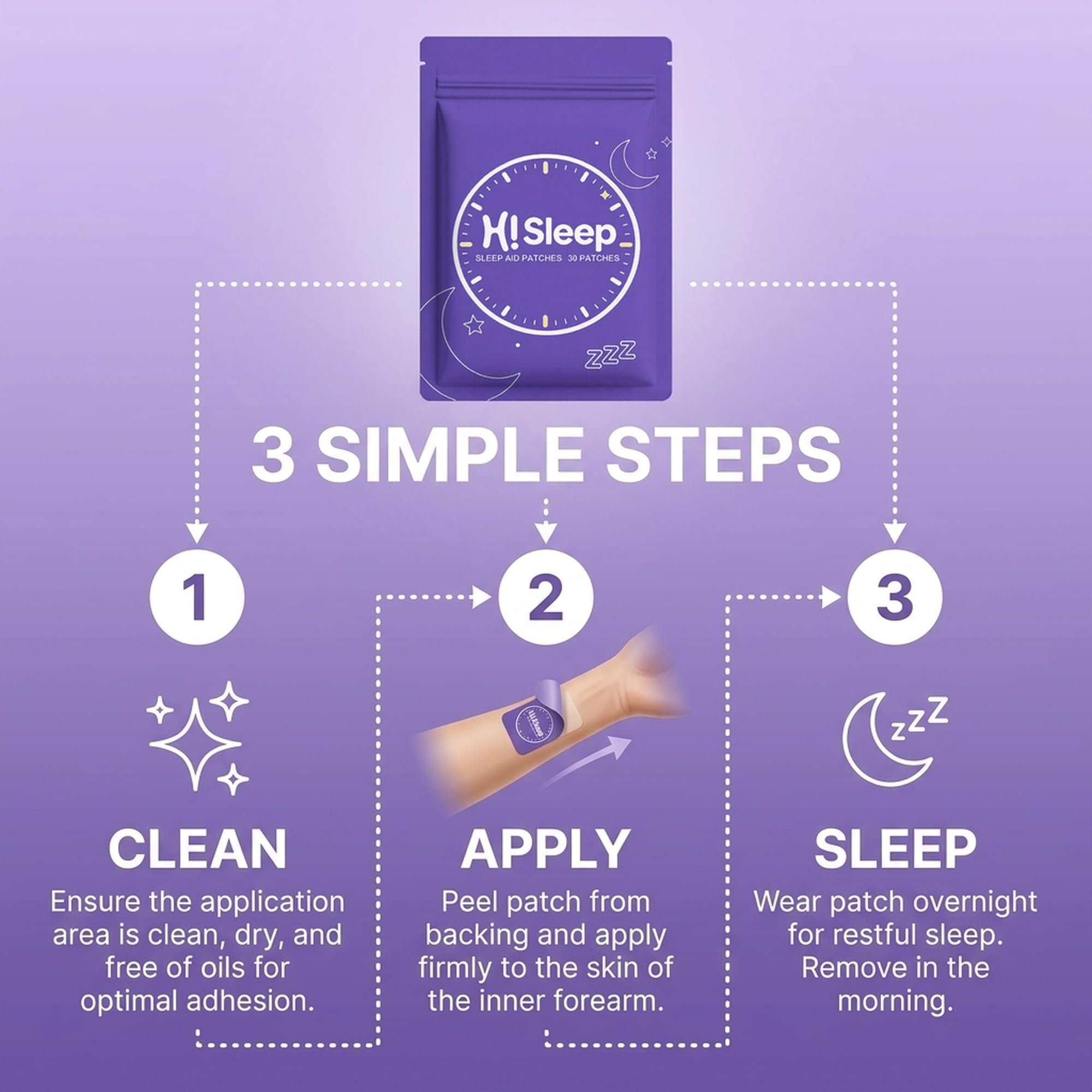 OLNUITEXL Melatonin Sleep Patches lifestyle scene